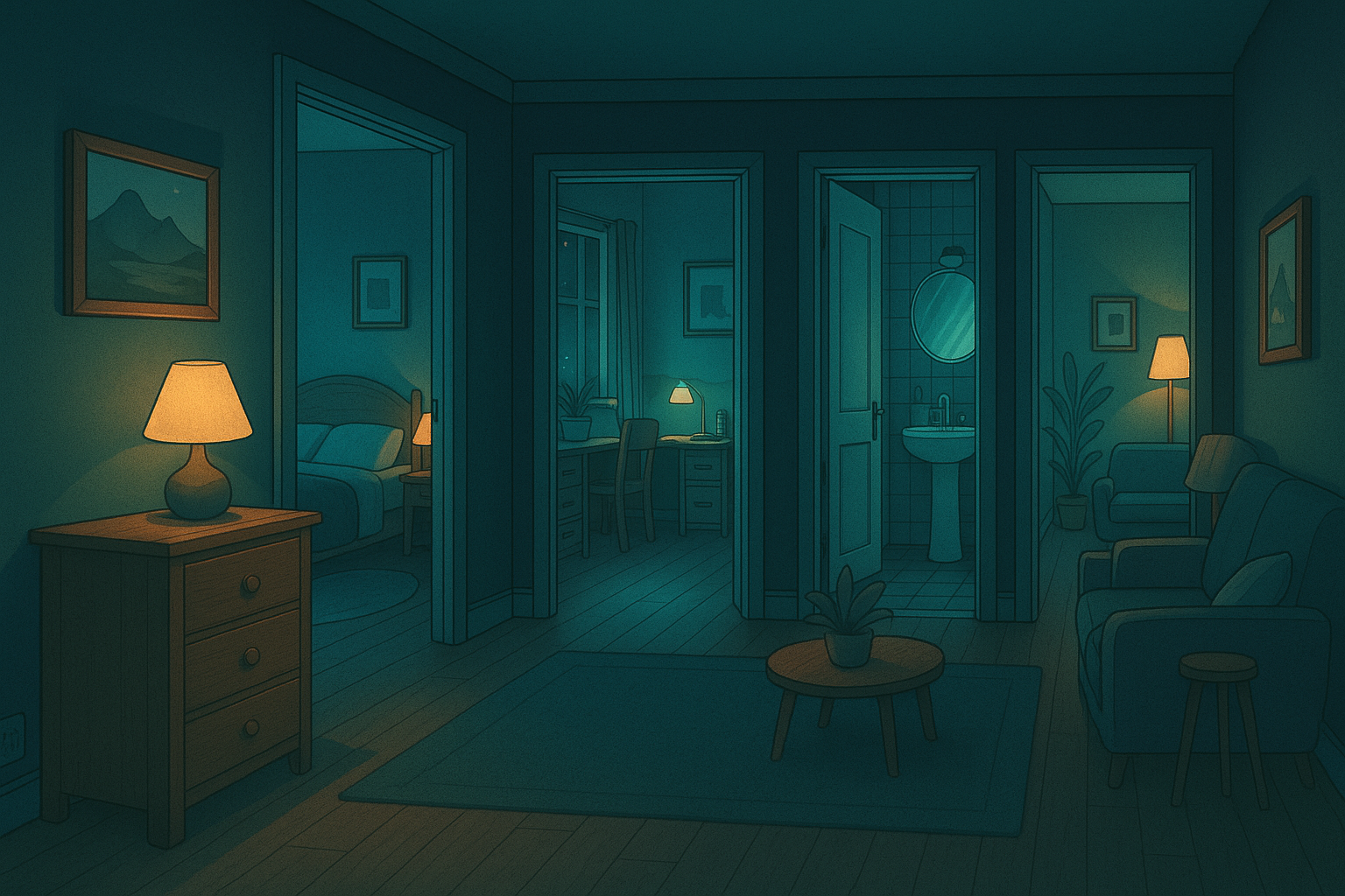 AR interactive group room